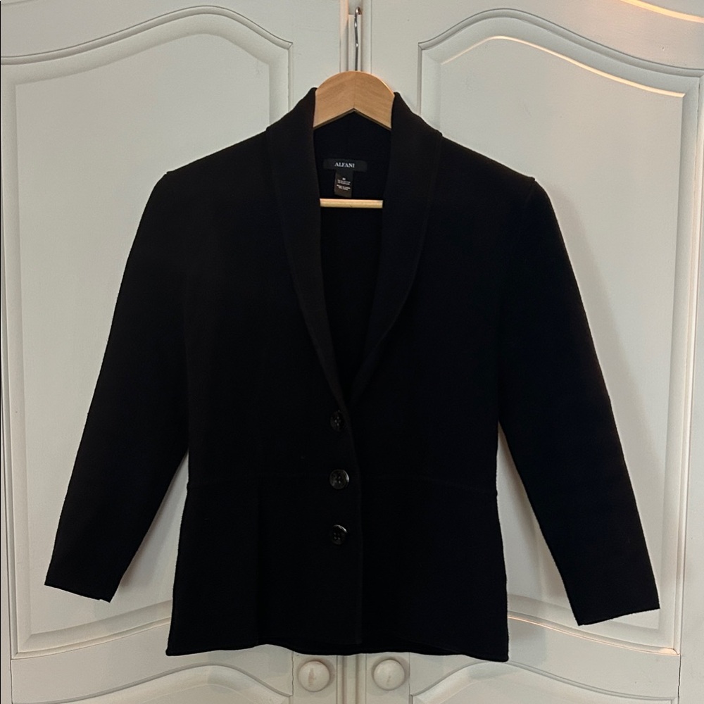 Alfani Elegant Black Suit Jacket
